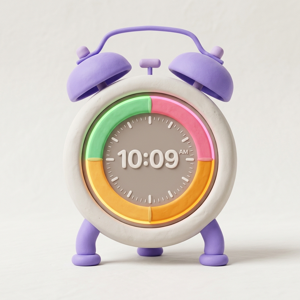 Time Blindness Day Clock 3D