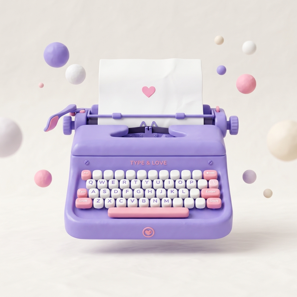 Future Echo Typewriter 3D